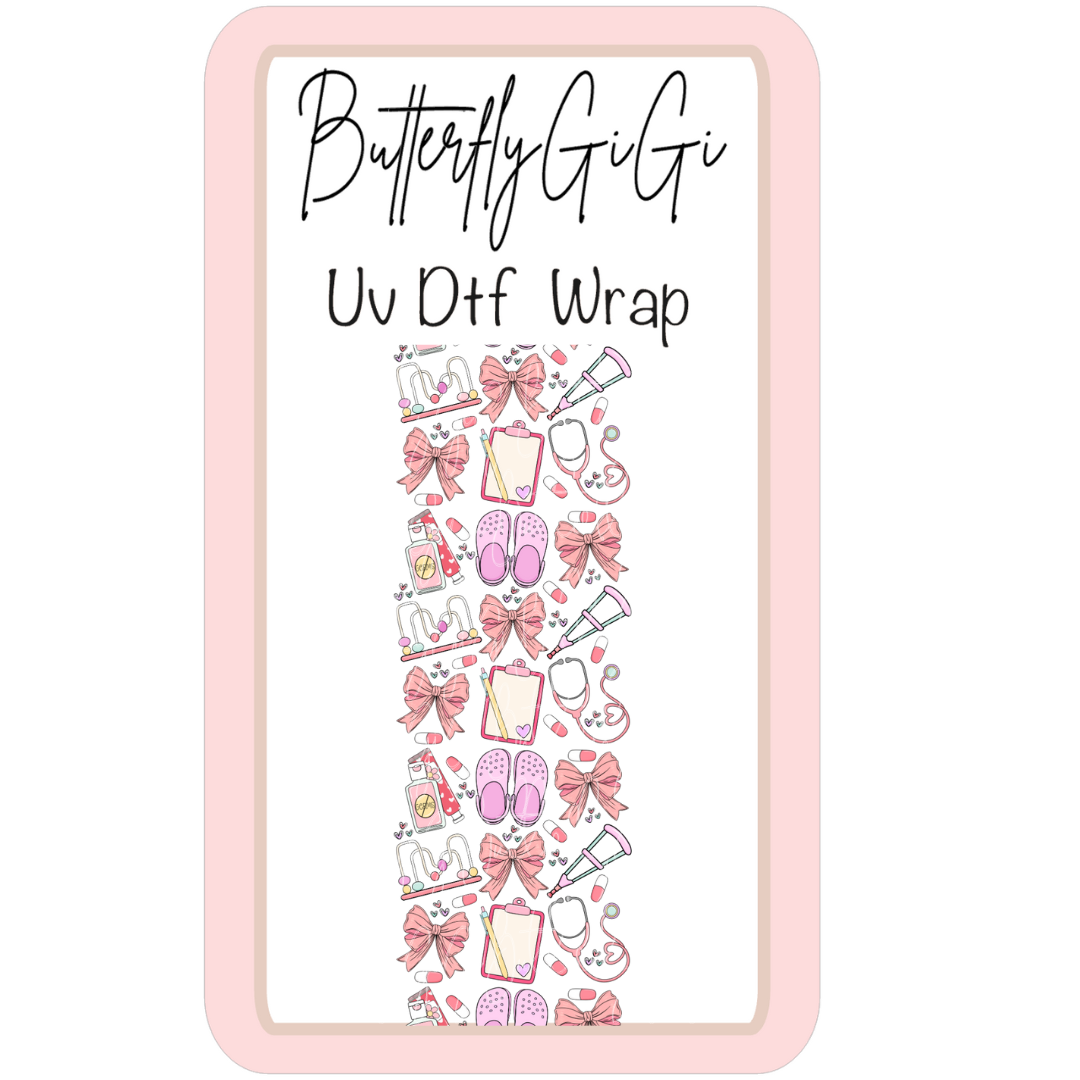Wrap Physical Therapy Pink UV DTF