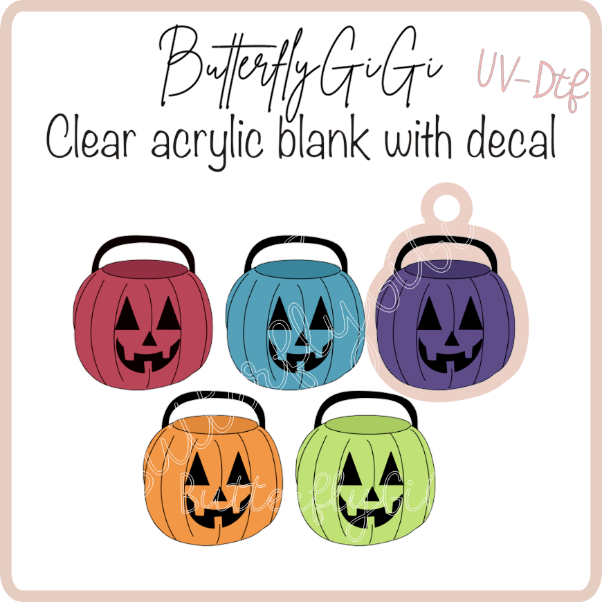 Pumpkin Baskets Charms UVDTF