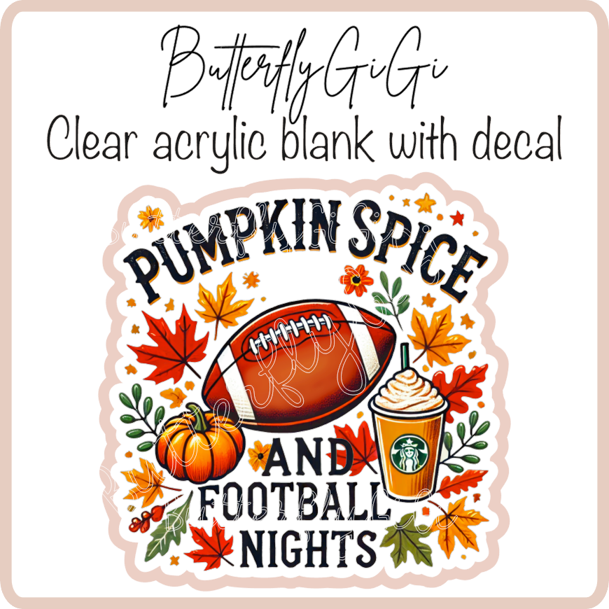 Pumpkin Spice Football nights