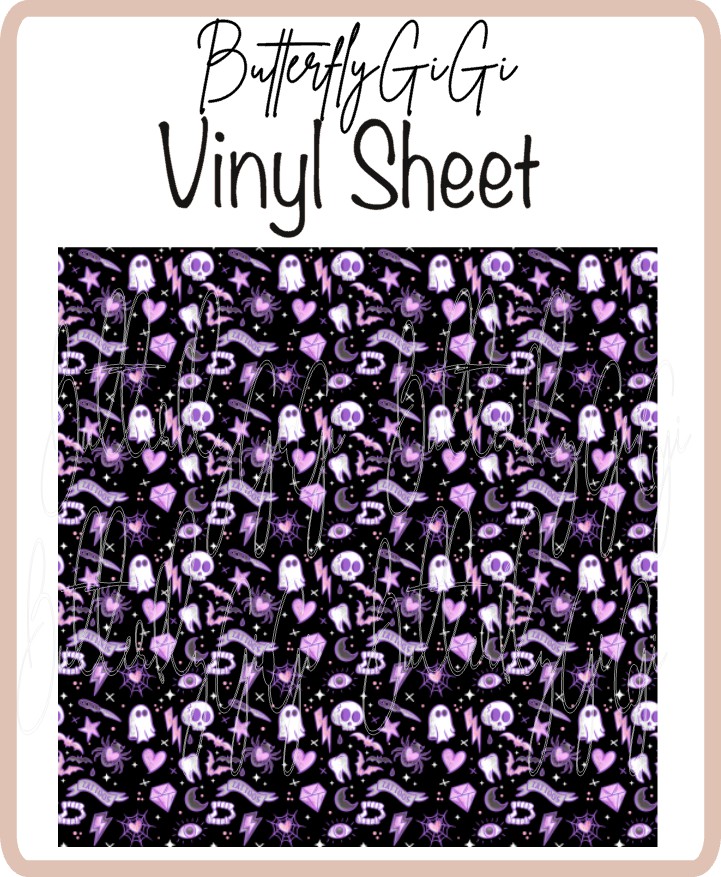 Vinyl Purple Fang Sheet