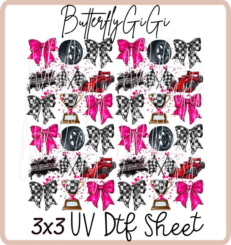 Racing Uv Dtf SHEET