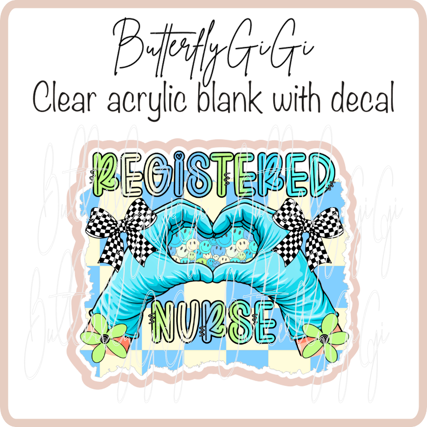 Registered Nurse Teal Green