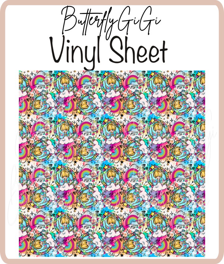 Rainbow B Vinyl Sheet