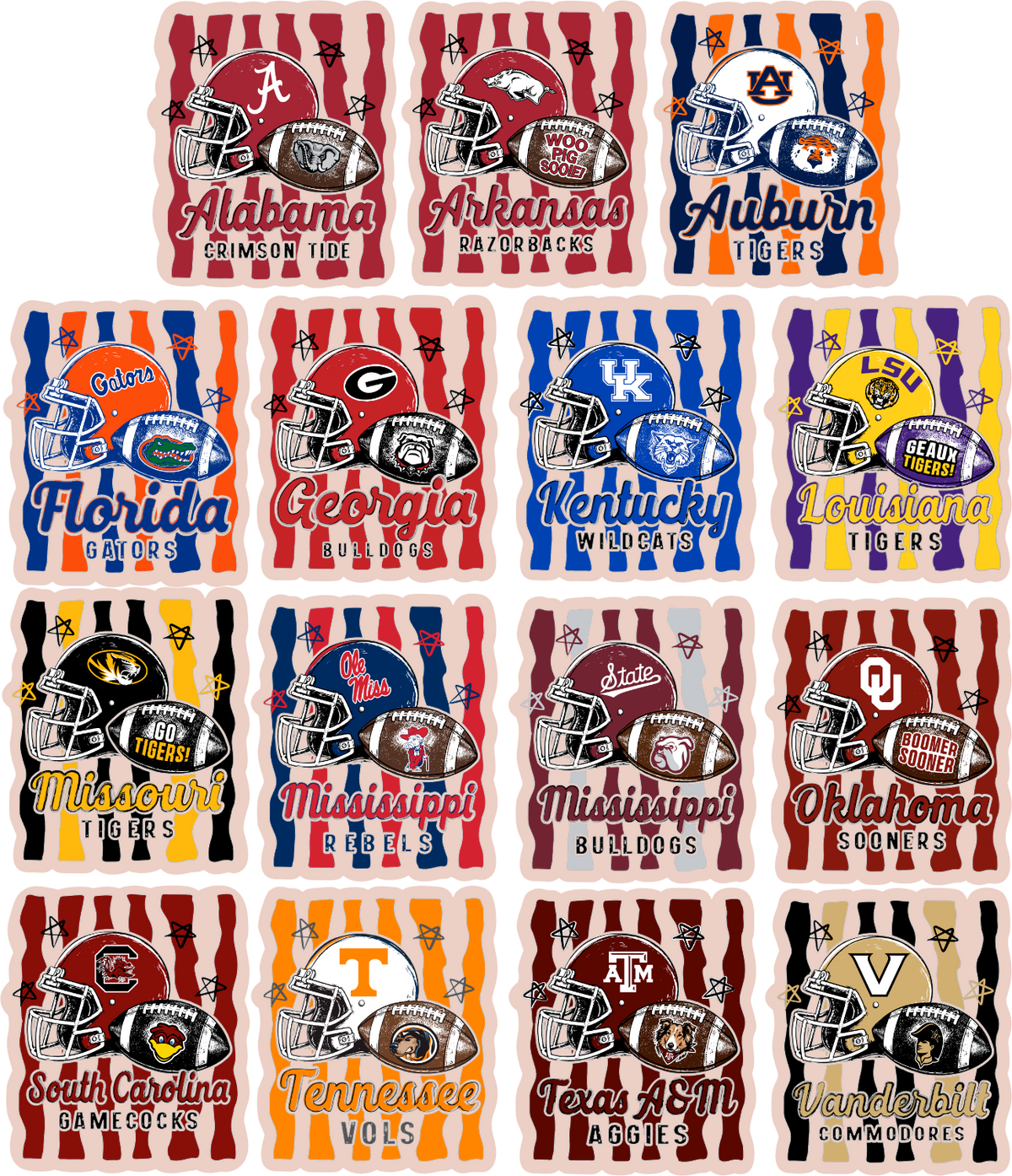 College Banner SEC UvDtf