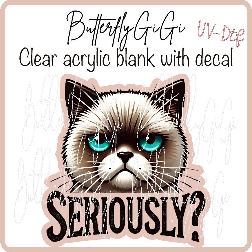 Seriously? Cat UV DTF