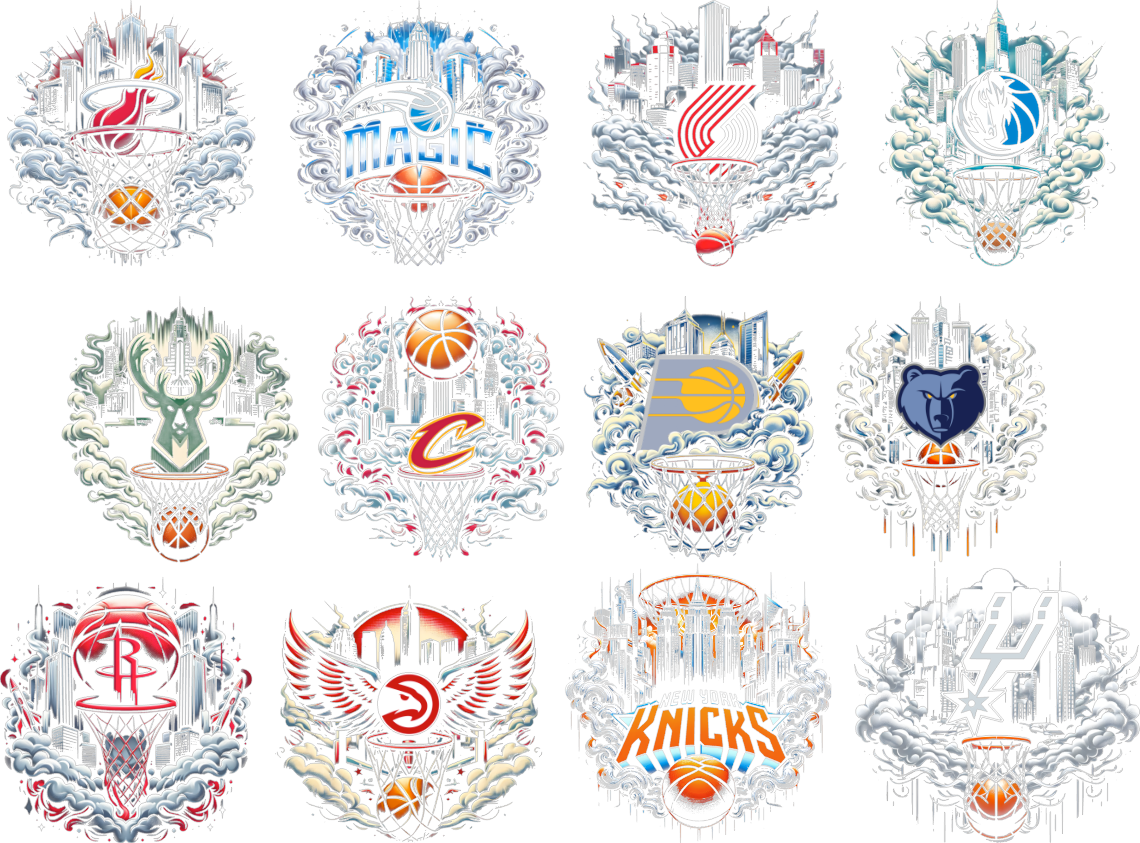 Basketball SMOKE UvDTF