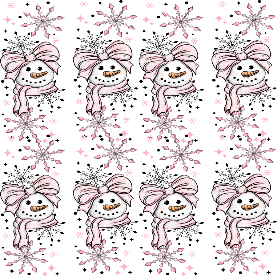 Snowman 3x3 UVDtf Sheet