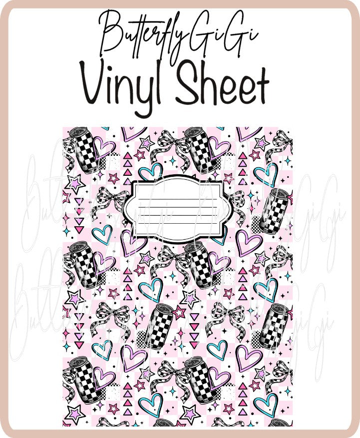 Vinyl Notebook Soda Pop Cover