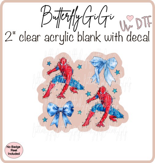UVDTF Superhero Spider Man Coquette