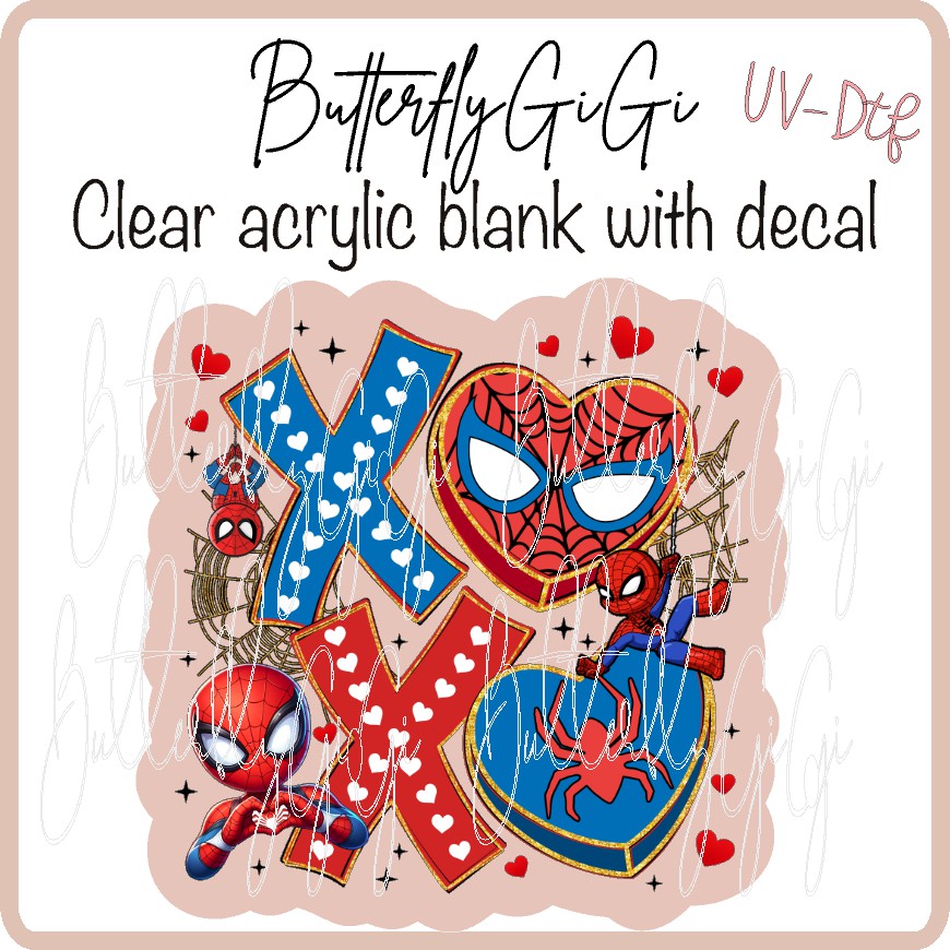 Spider XOXO UV DTF