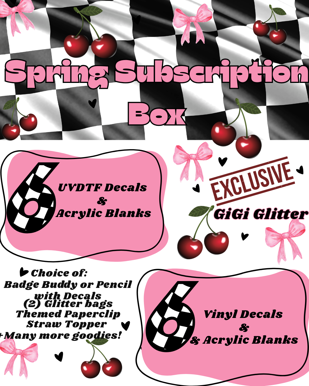 Spring Subscription Box SOLD SEPARATELY