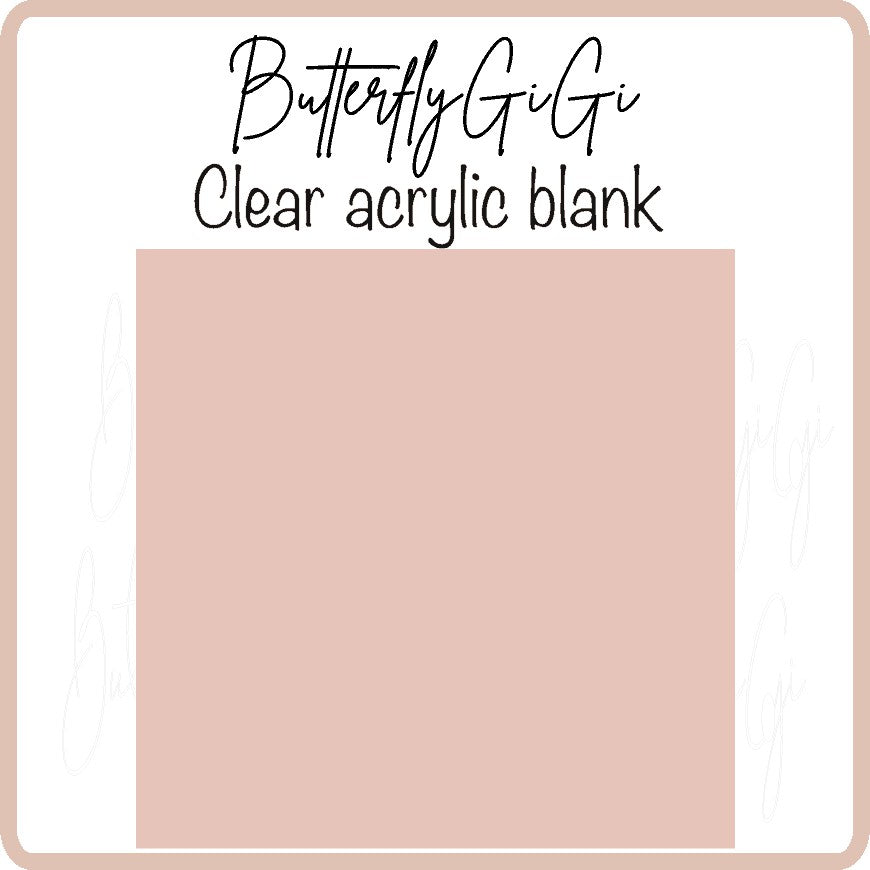 Square Acrylic Blank