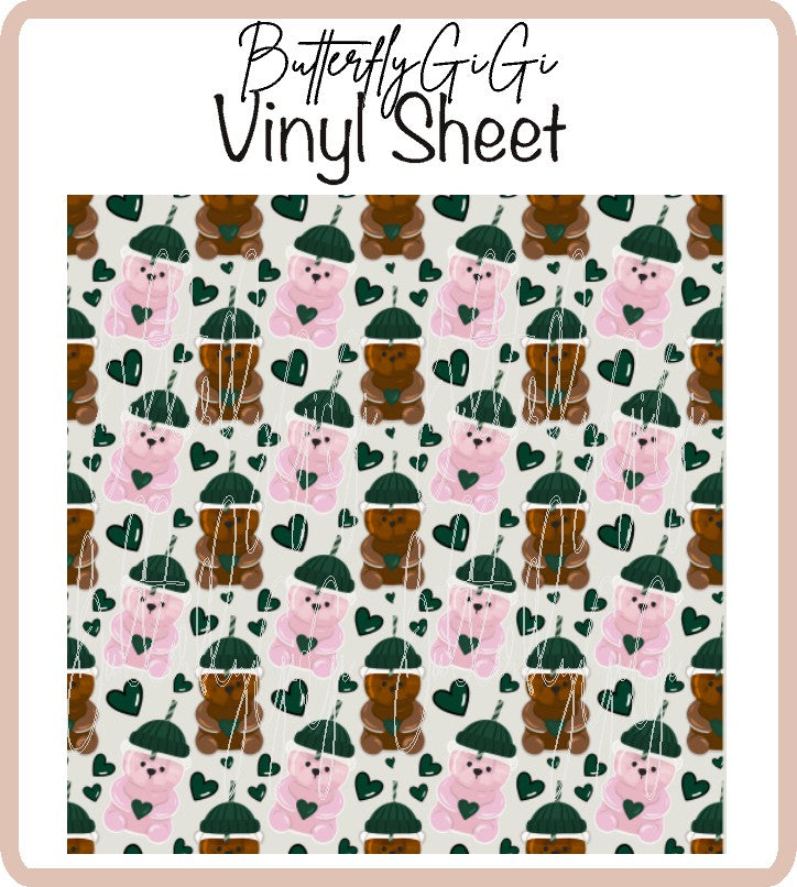 StarB Bears Vinyl Sheet