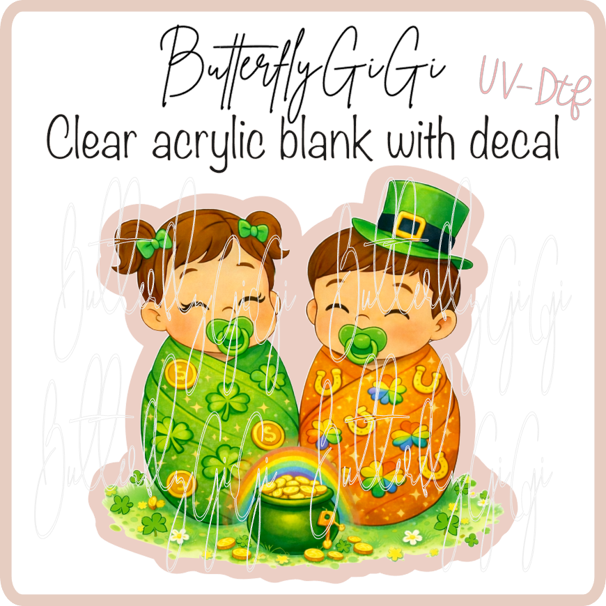 St Patty Babies UvDTF