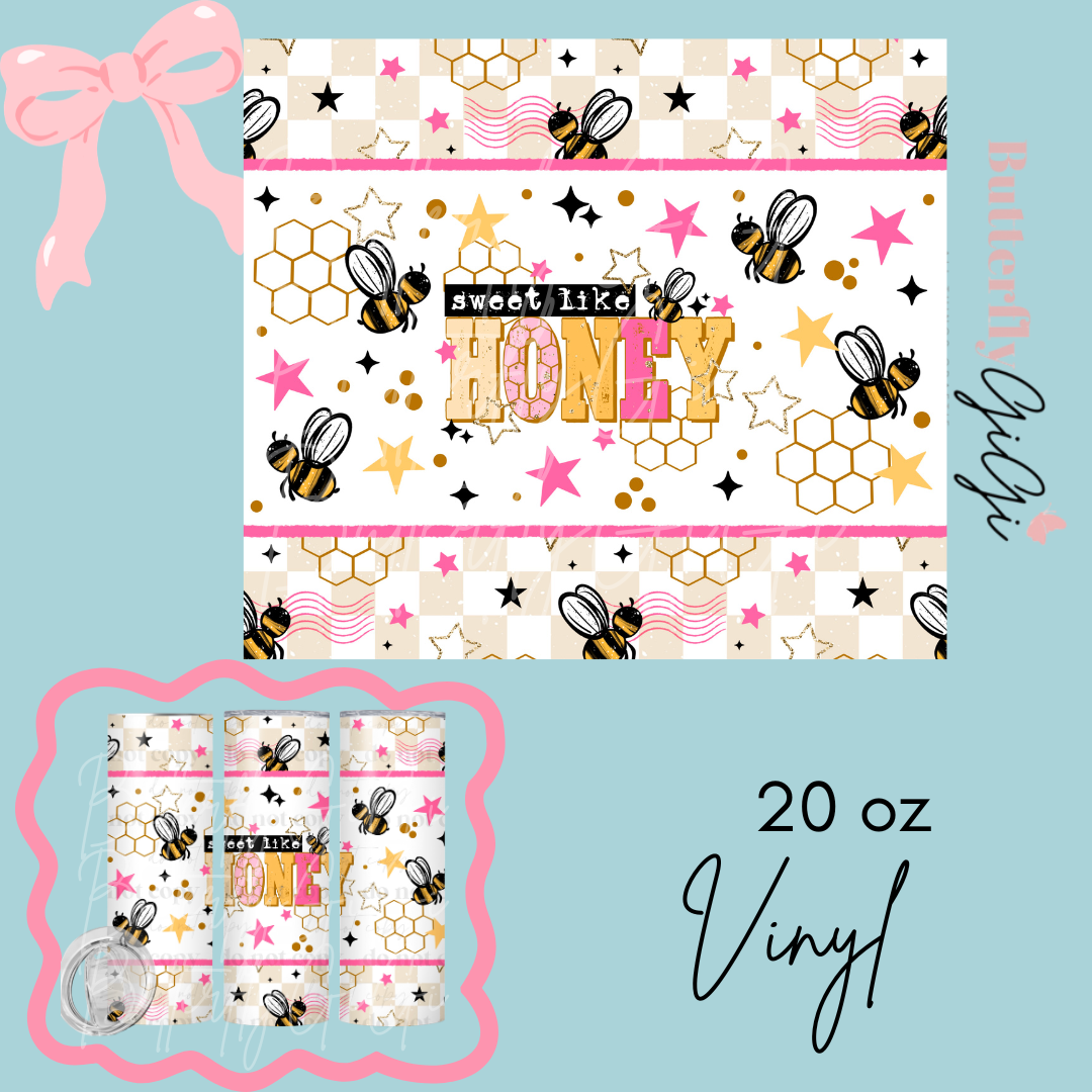 Sweet like Honey 20oz Vinyl Wrap