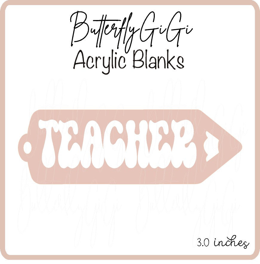 Teacher Pencil Keychain