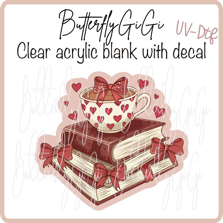 Valentine Book UV DTF