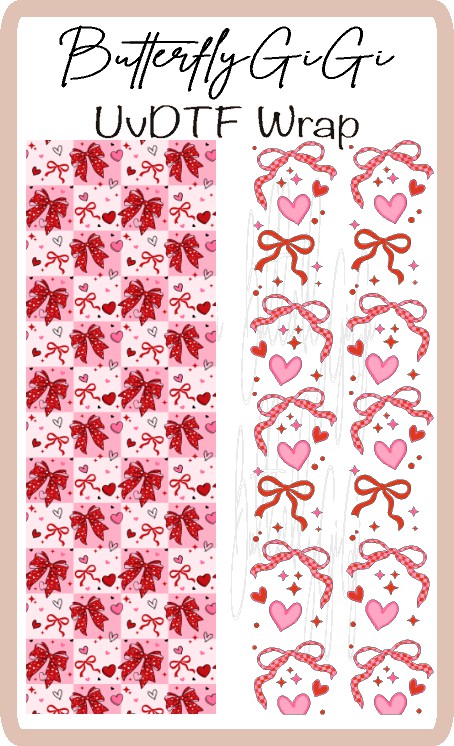 Valentine Bows Wrap