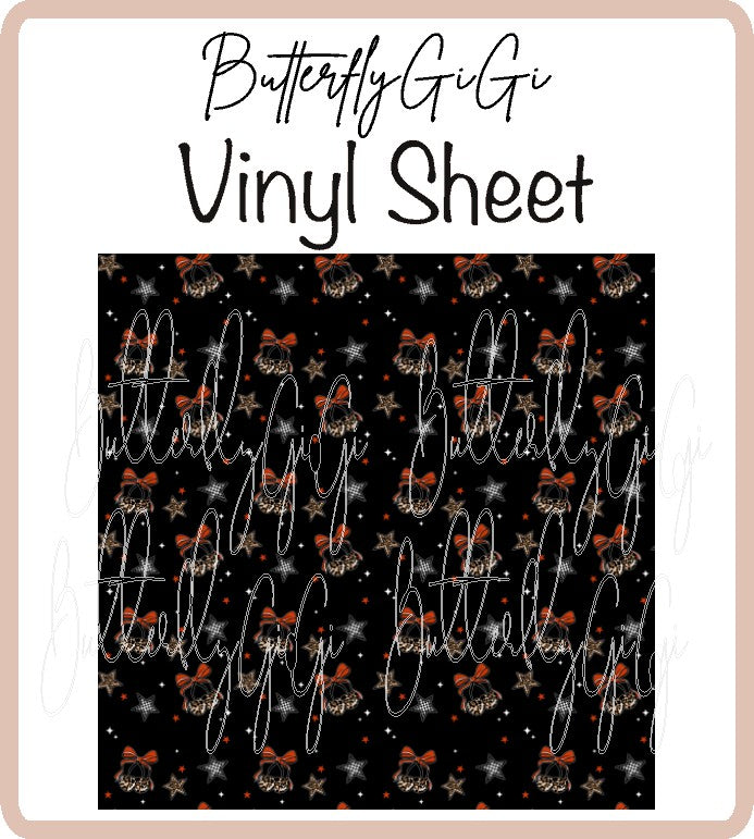 Leopard Cherries Vinyl Sheet