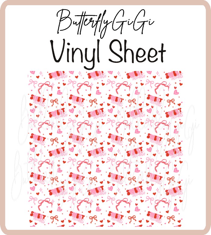 Sweet Heart Vinyl Sheet
