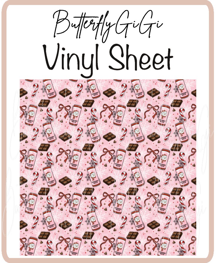 Peppermint Mocha Vinyl Sheet