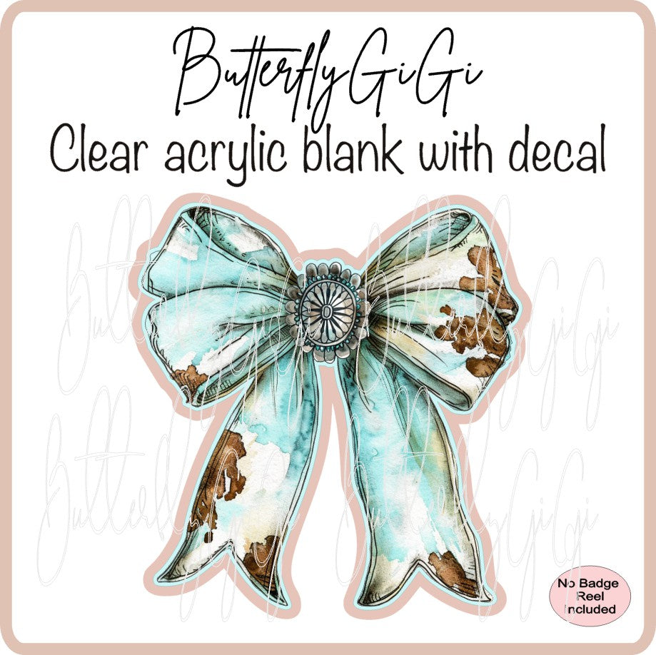 Western Teal Bow