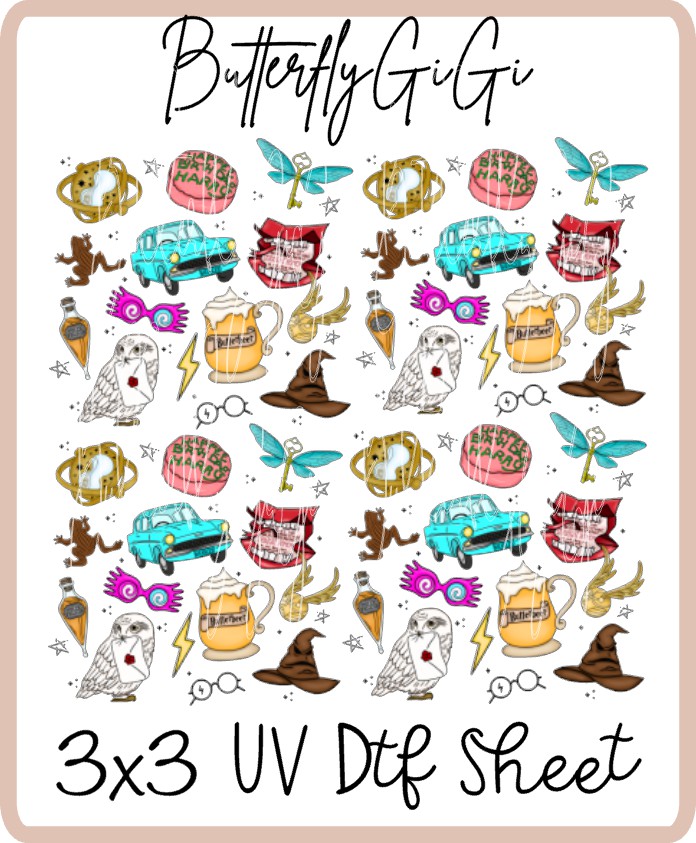 Wizard Bright UV Dtf SHEET