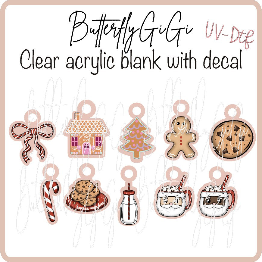 Xmas Cookies UVDTF Charms