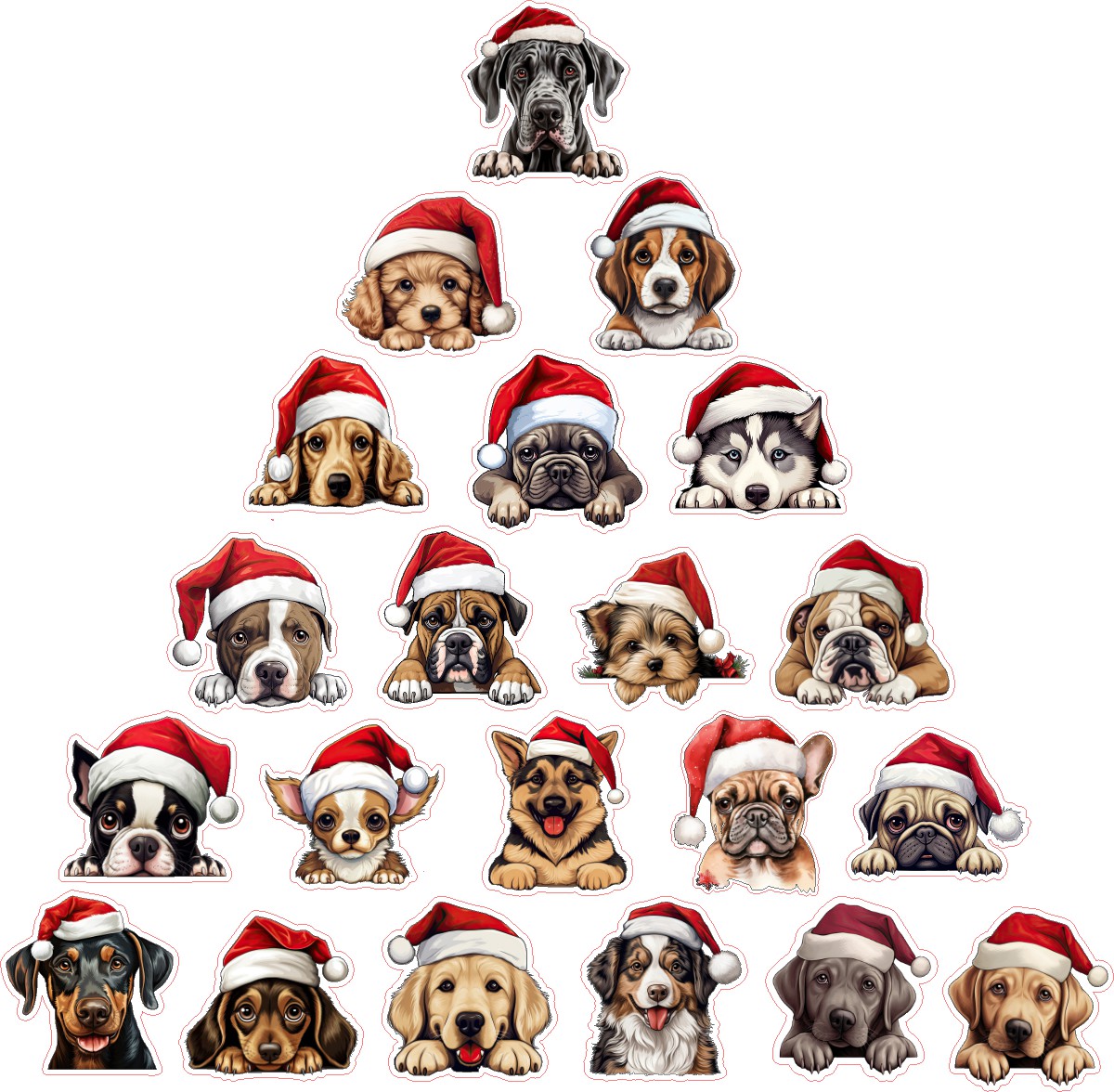 Christmas Dog Uv Dtf