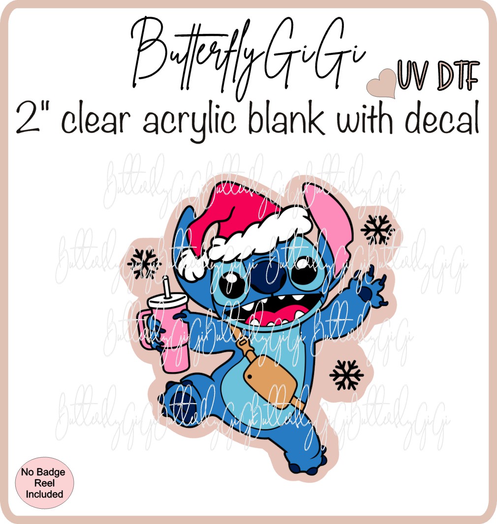UVDTF Christmas Blue Alien Bougie