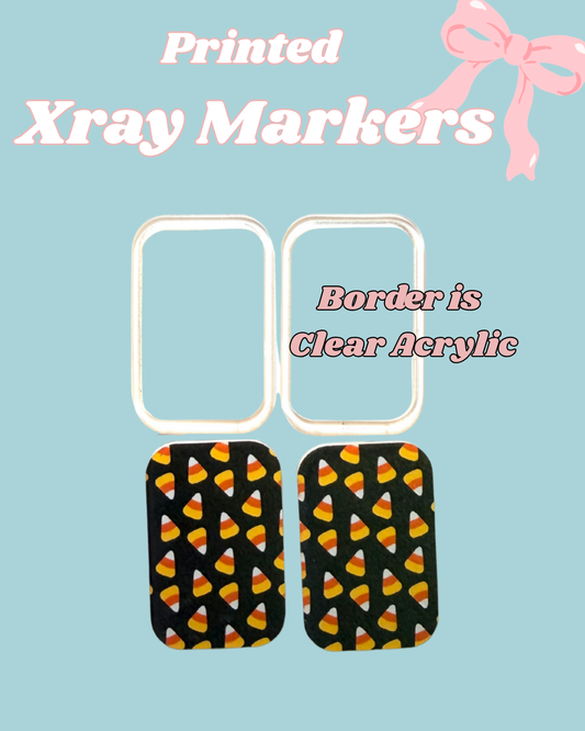 Candy Corn Printed Xray Markers
