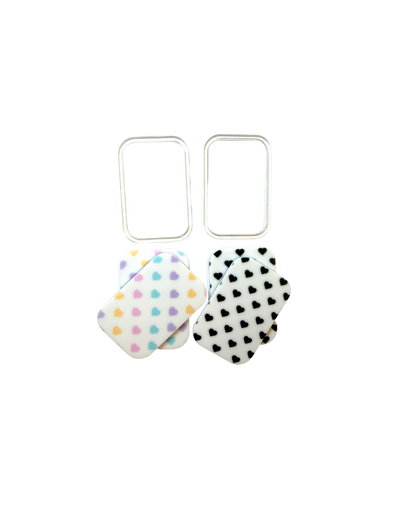 Hearts Printed Xray Markers