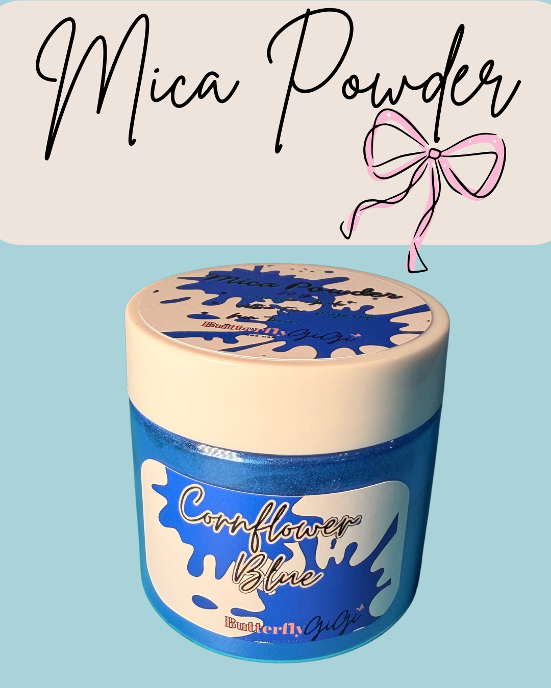Cornflower Blue Mica Powder 20g