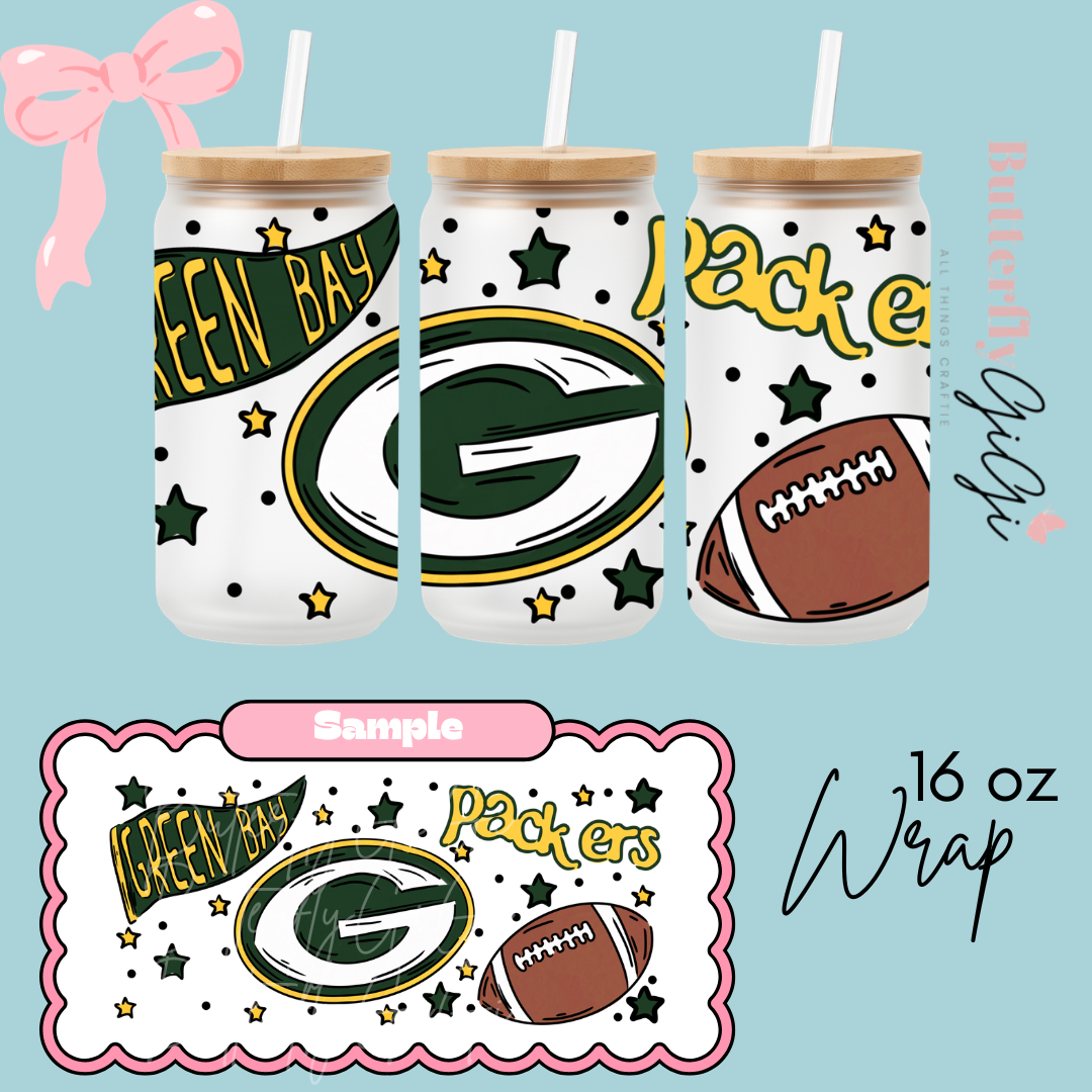 Football 16oz UVDTF Wrap