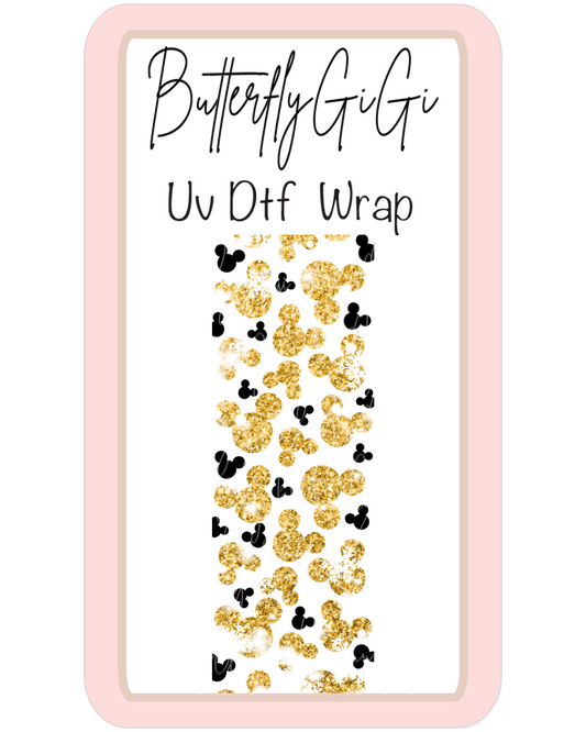 Wrap Gold Ears Uv Dtf