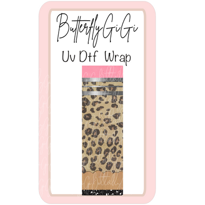 Wrap Teacher Leopard Pencil Uv Dtf