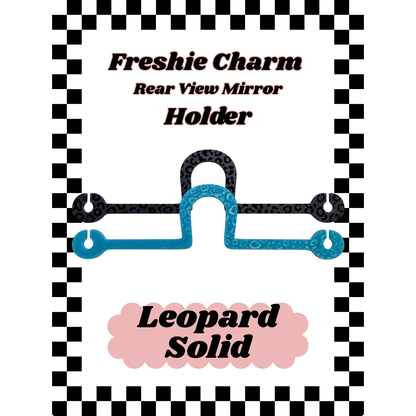 Leopard Solid Acrylic Freshie Charm Holder