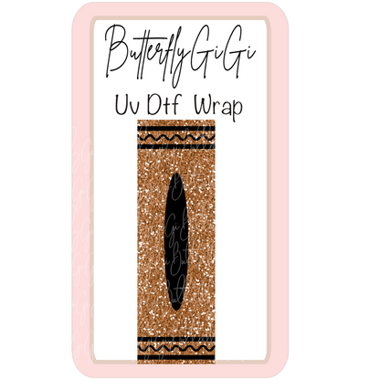 Wrap Teacher Color Crayon Uv Dtf