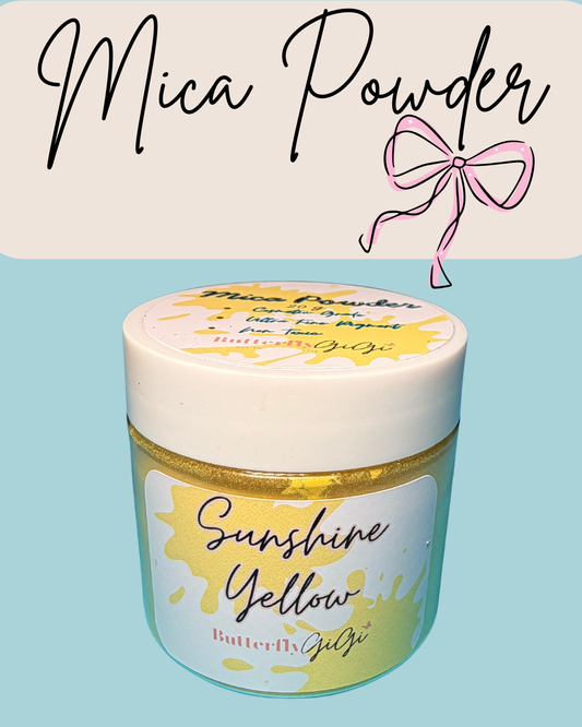 Sunshine Yellow Mica Powder 20g