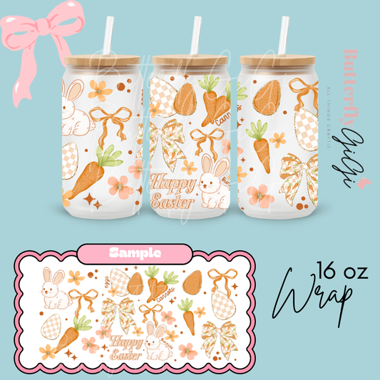 Happy Easter Orange  16oz