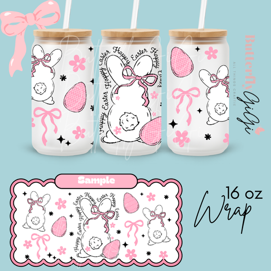 Happy Easter  Bunny 16oz