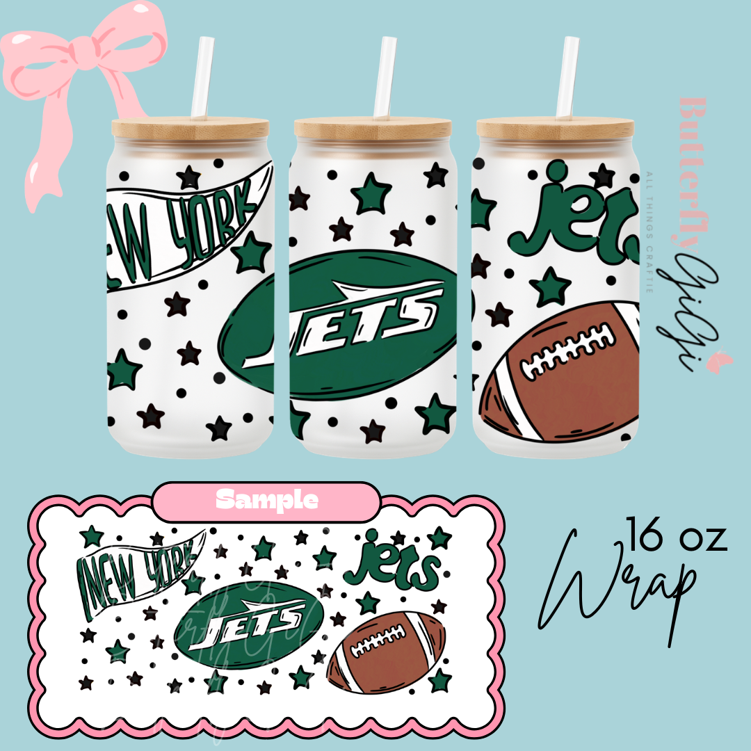 Football 16oz UVDTF Wrap