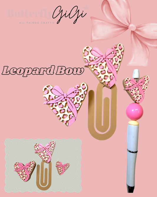 Leopard Bow 3D Printed