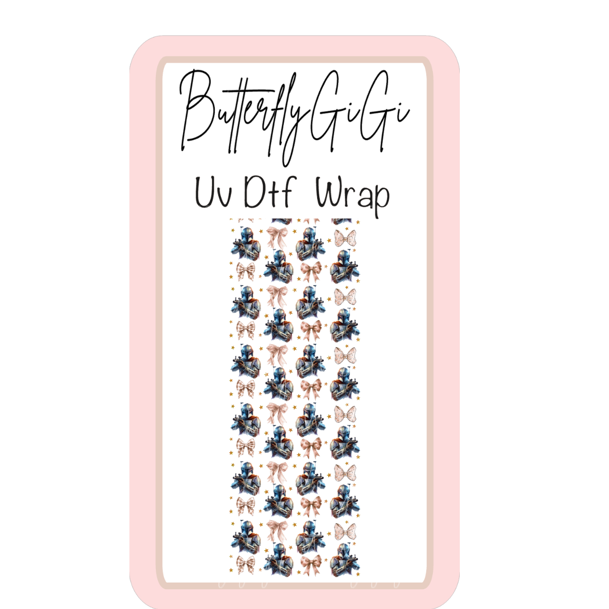 Wrap Mandalorian UV Dtf