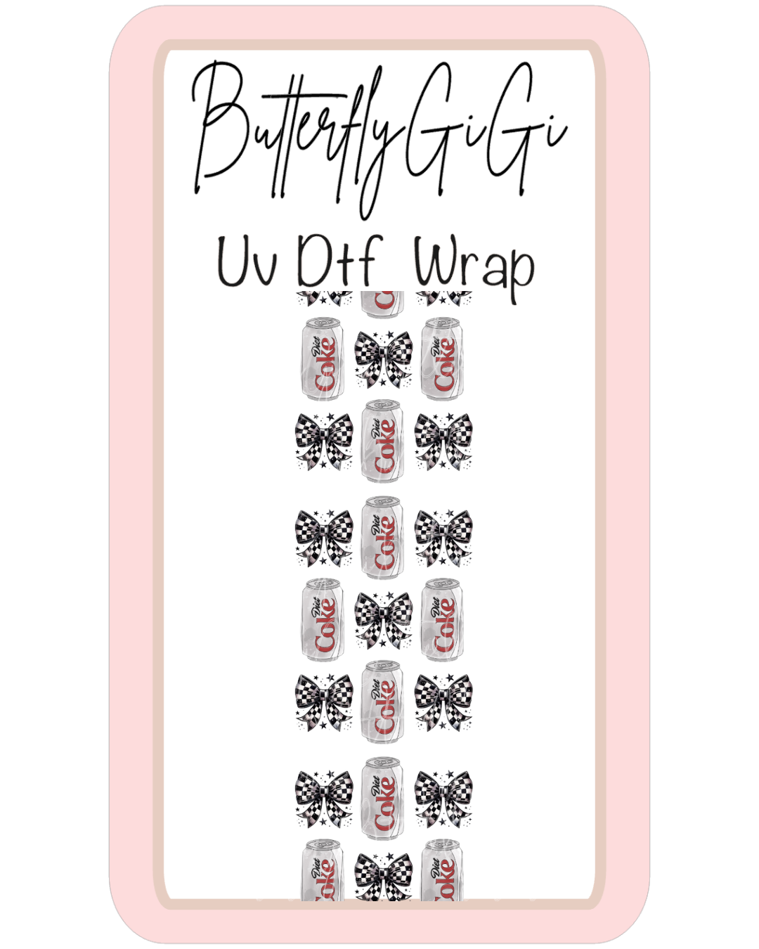 Wrap Diet Cola Uv Dtf