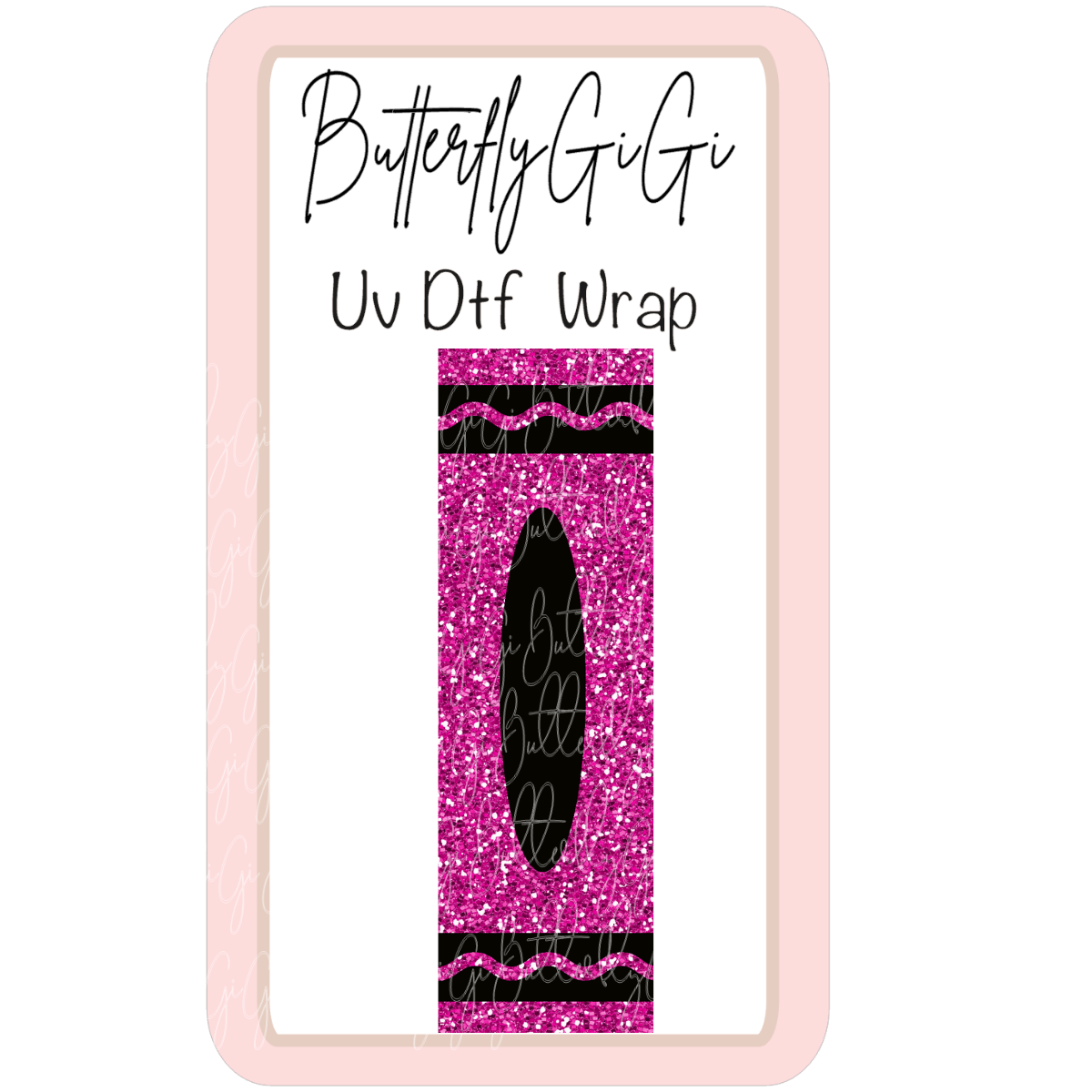 Wrap Teacher Color Crayon Uv Dtf