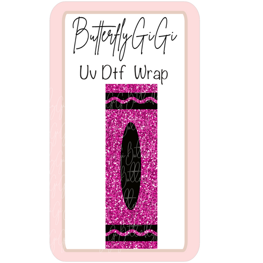 Wrap Teacher Color Crayon Uv Dtf