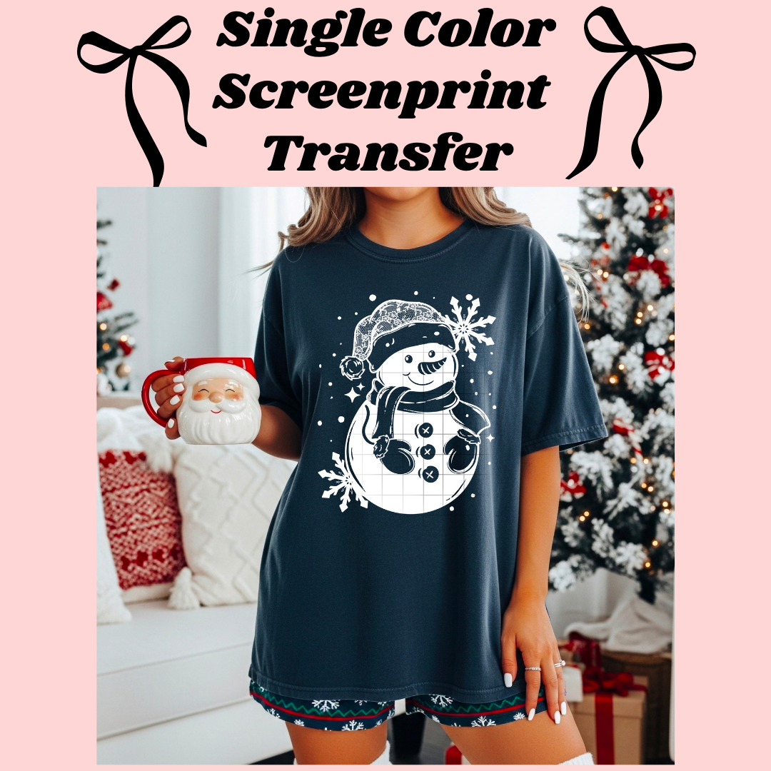 DTF Transfer Snowman