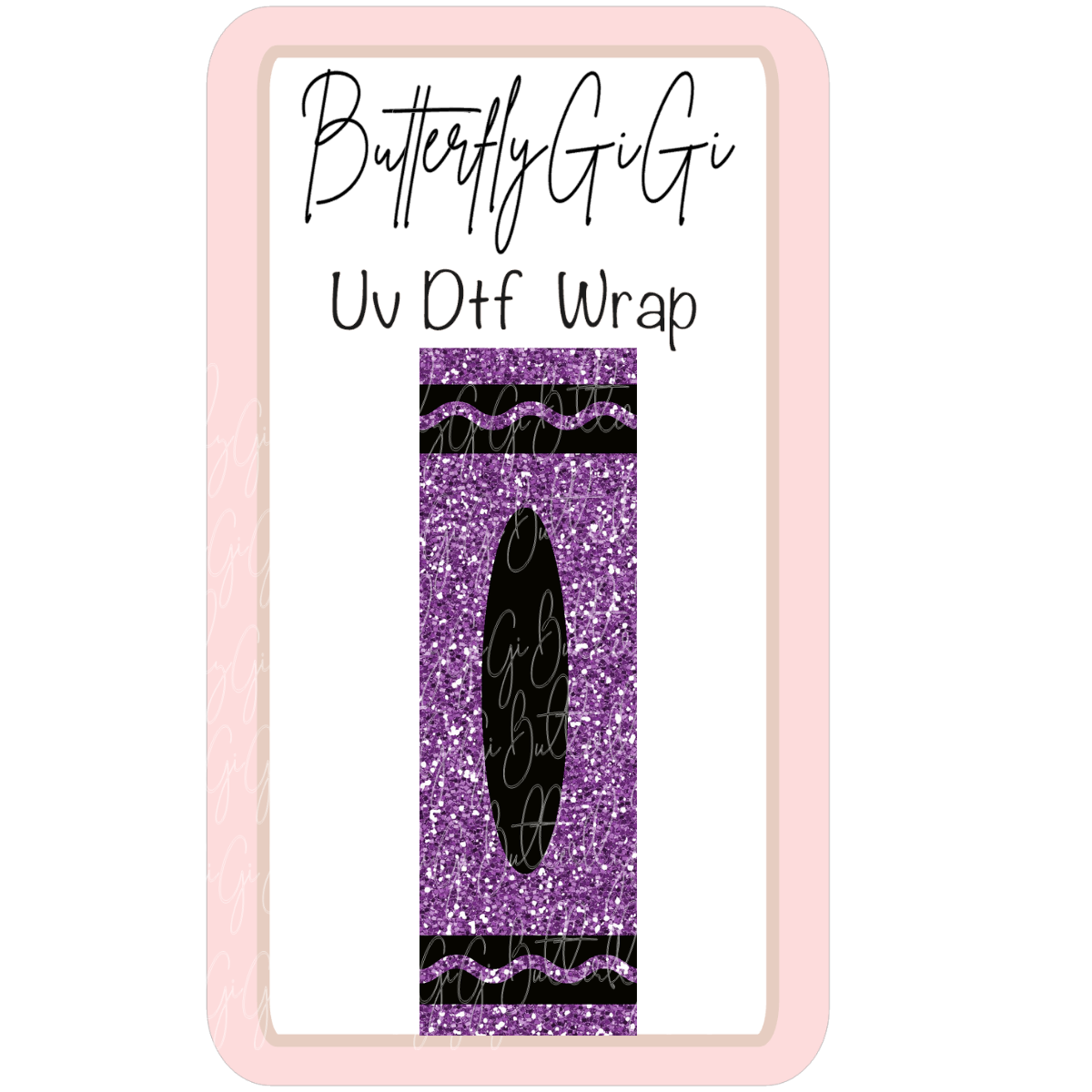 Wrap Teacher Color Crayon Uv Dtf