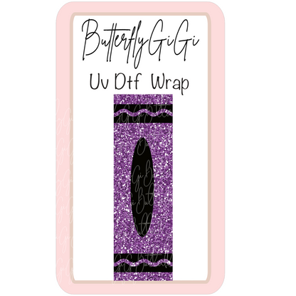 Wrap Teacher Color Crayon Uv Dtf
